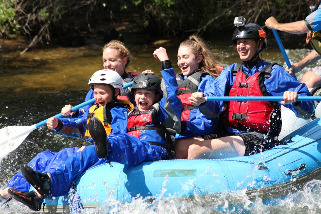 family white water rafting