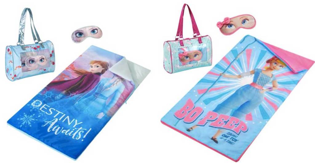 frozen 2 and bo peep sleeping bag kits