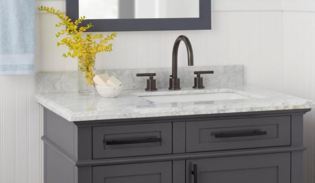 glacier bay dual handle bathroom faucet