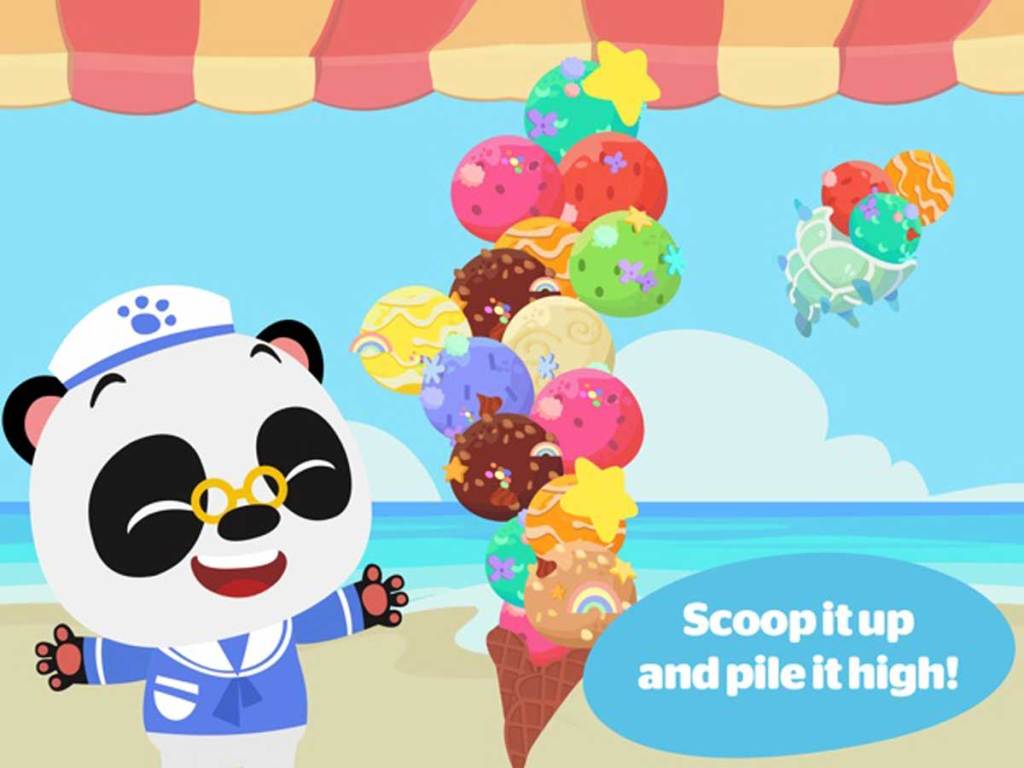 dr panda ice cream truck 2 scoop