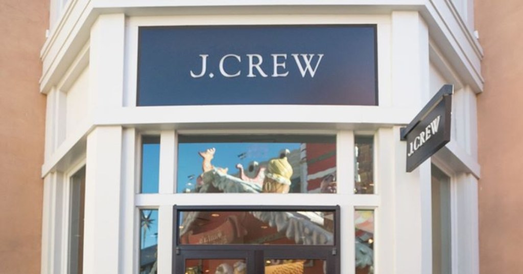 J. Crew store front teacher discounts