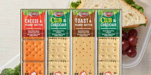 Keebler Sandwich Crackers 45-Count Pack ONLY $9.59 Shipped on Amazon | 21¢ Per Pack