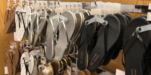 Lauren Conrad Women’s Flip Flops from $3 Each on Kohls.com (Regularly $17)