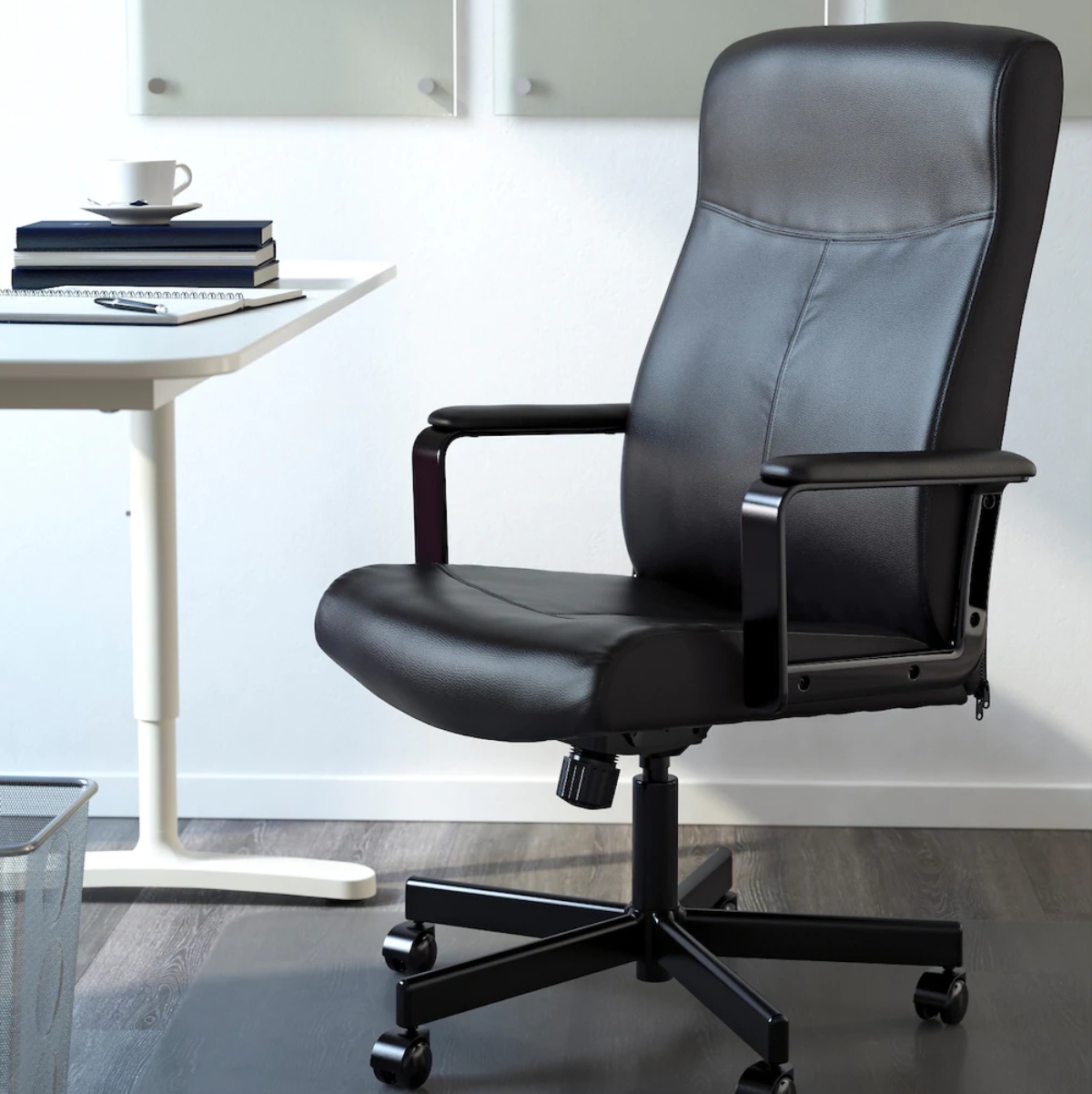 black office chair