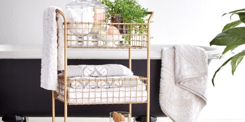 Rolling Storage Carts Only $53.99 on Cost Plus World Market (Regularly $100)