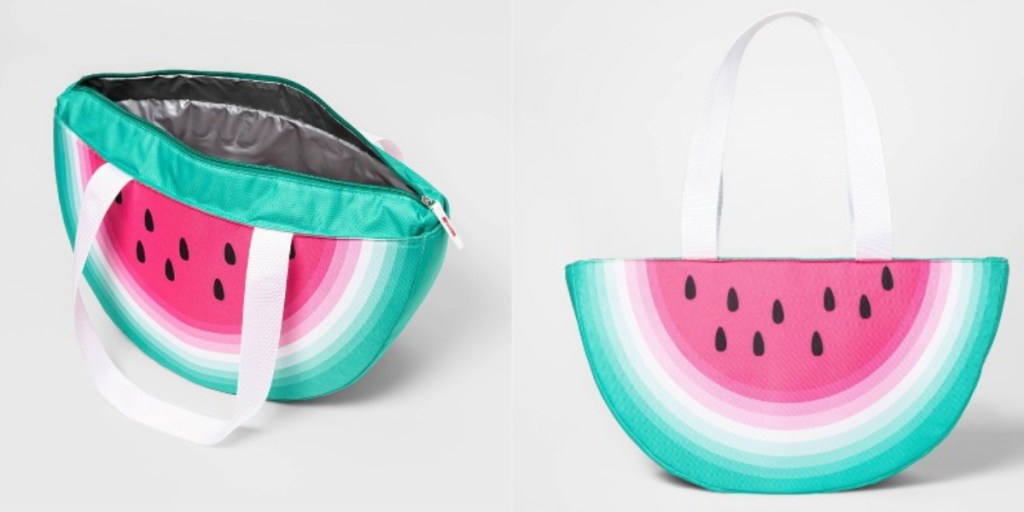 sun squad watermelon cooler opened in one pic