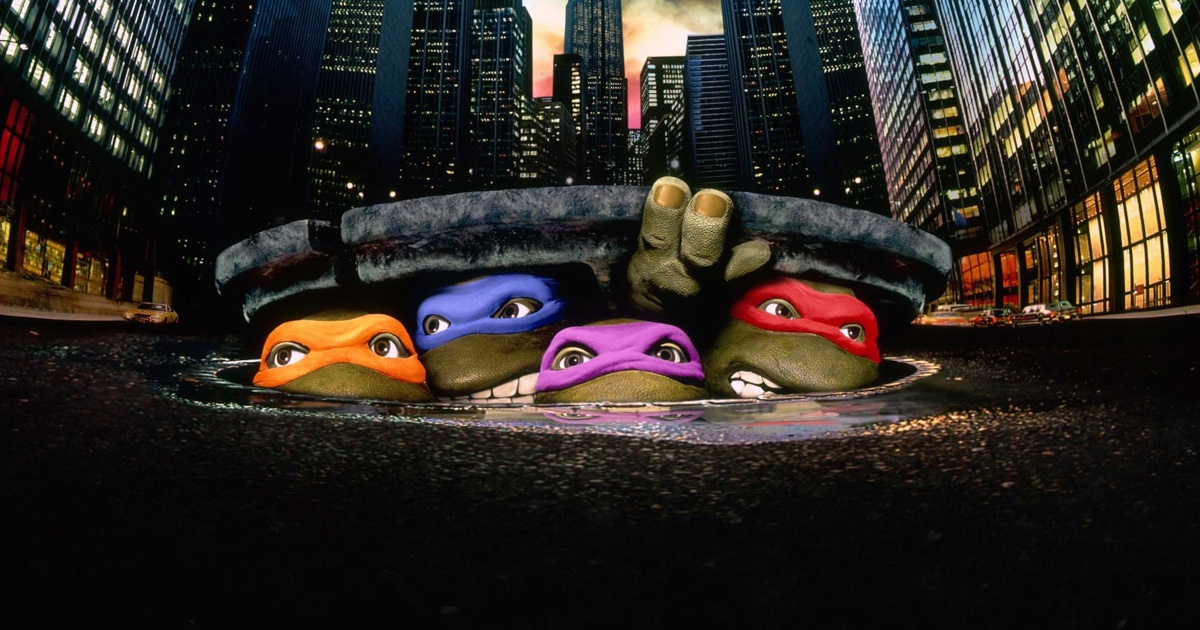 Ninta Turtles emerging from NYC sewer