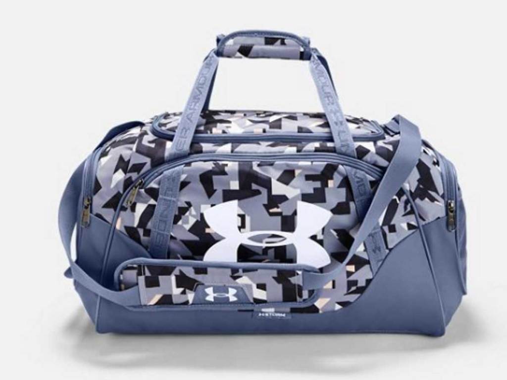 small duffle bag in fun print