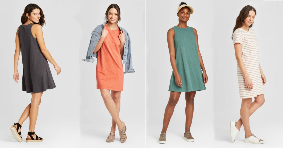 women wearing tshirt dresses