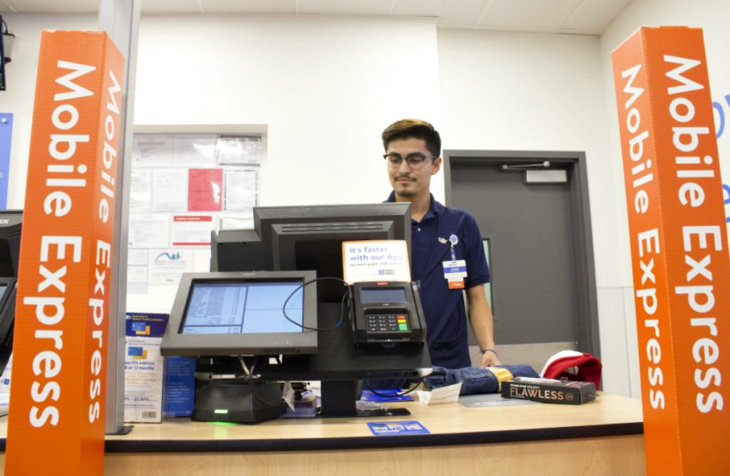 walmart manager at register
