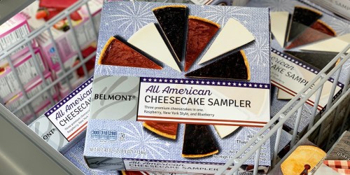 All American 2.5-Pound Cheesecake Sampler Only $9.99 at ALDI