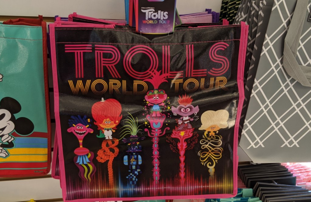 trolls reusable bag at dollar tree