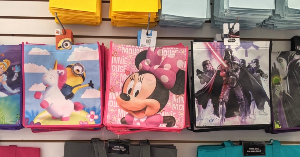 Character Disney Bags at Dollar Tree