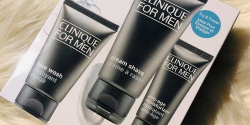 Clinique Men’s Skincare 3-Piece Starter Set Only $12 on Macy’s.com