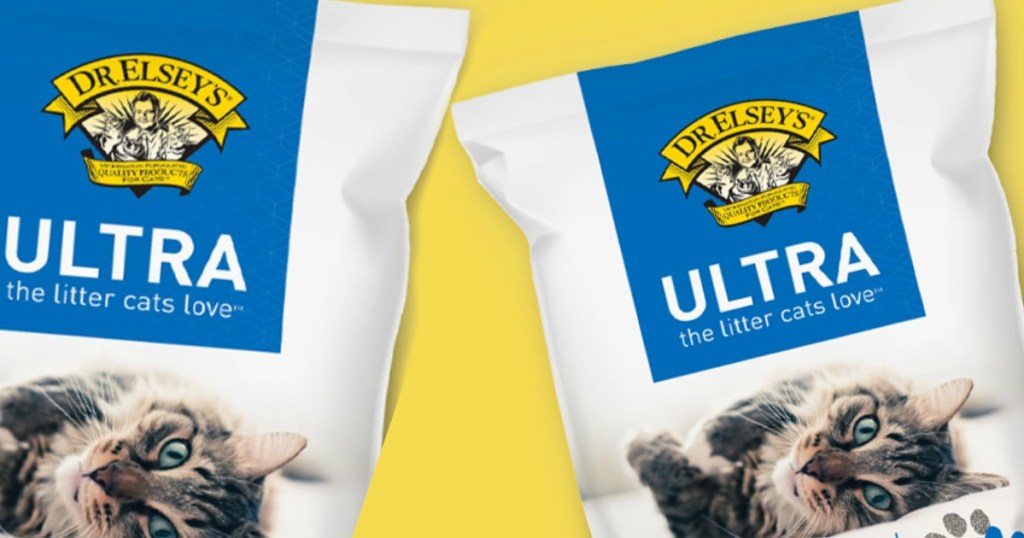 two bags of cat litter