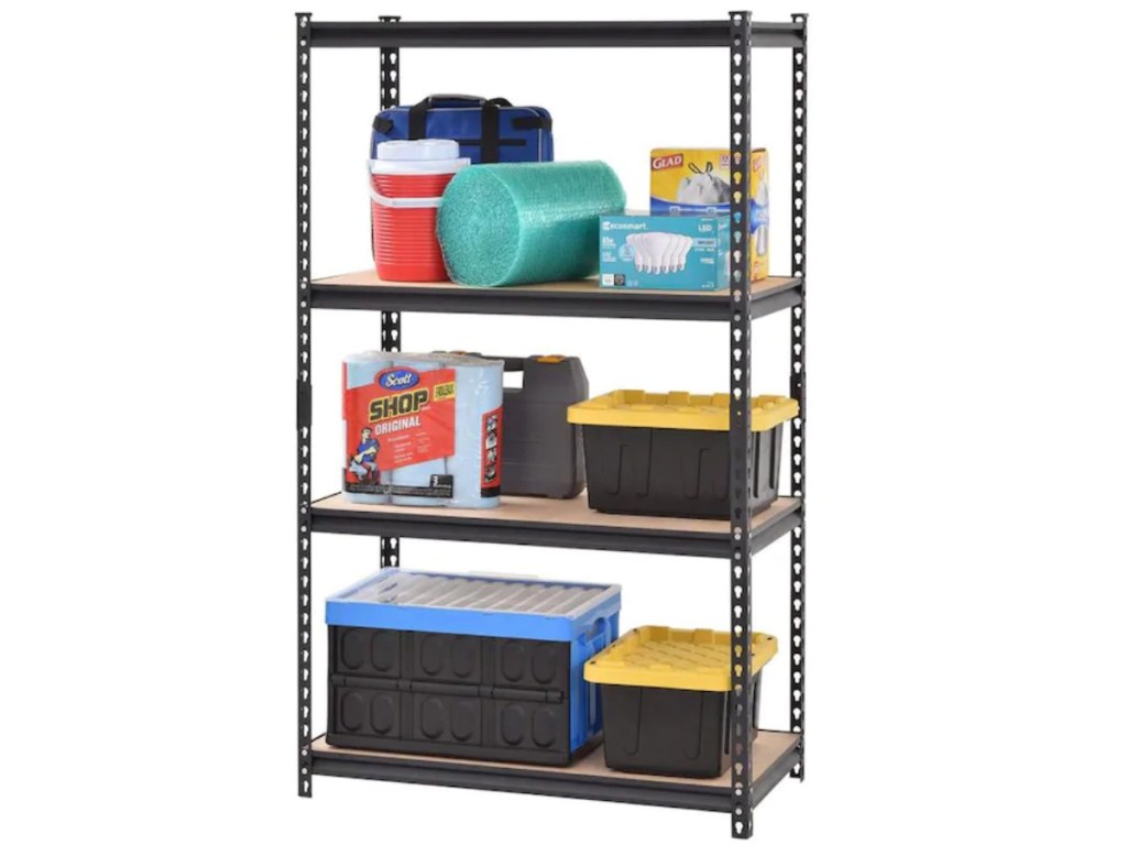 Edsal 4-Tier Steel Freestanding Shelving Unit