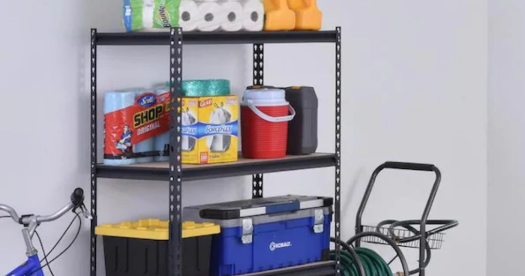 Edsal 4-Tier Steel Freestanding Shelving Unit