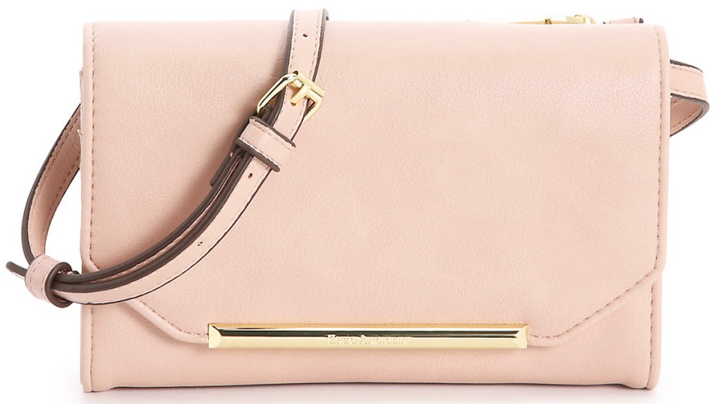 light pink crossbody bag