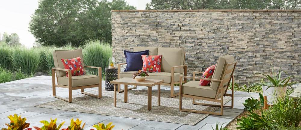 patio furniture outside