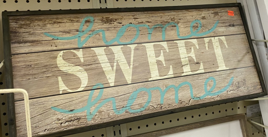 "Home Sweet Home" wood pallet wall decor