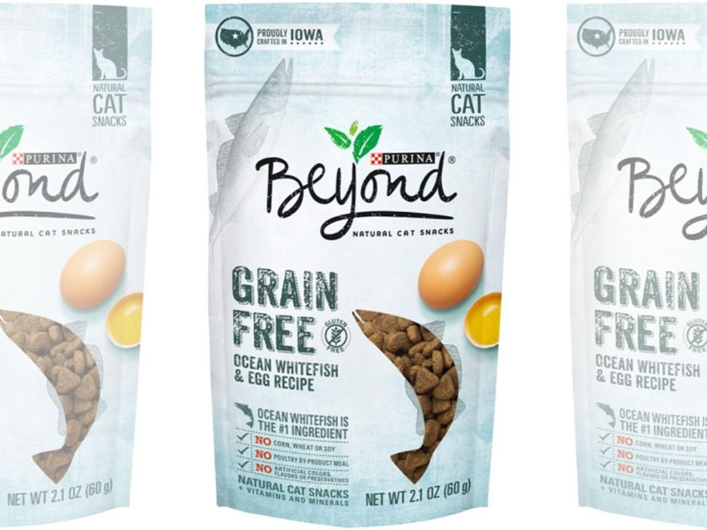 3 bags of cat treats