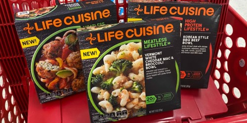 Life Cuisine Bowls Only $1.62 after Cash Back at Target | Low Carb, High Protein or Meatless