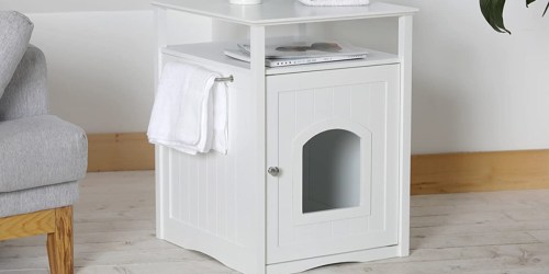 Litter Box Enclosure Tables from $47 Shipped