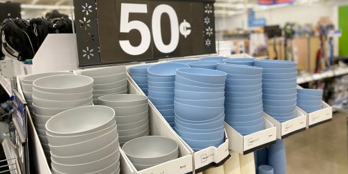 Mainstays BPA-Free Dinnerware Only 50¢ at Walmart | Tumblers, Bowls, and Plates