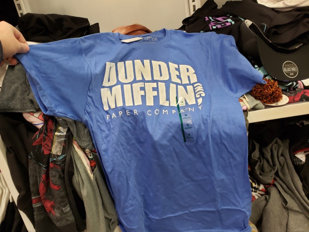 men's Dunder Mifflin Graphic Tee in store at target 