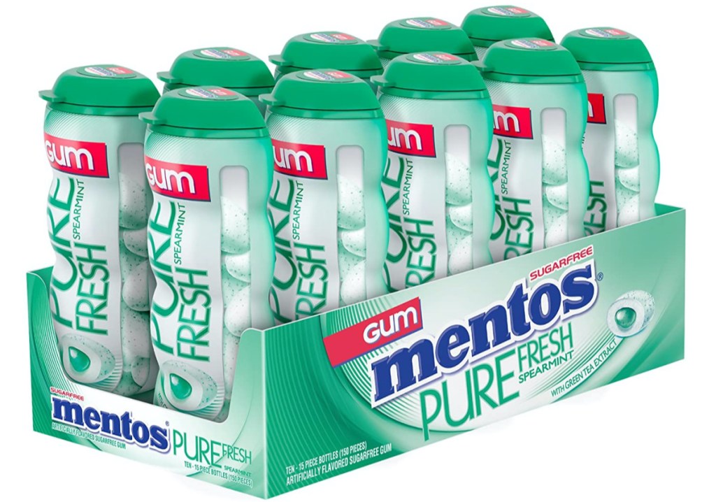 10 pack of spearmint gum tubes