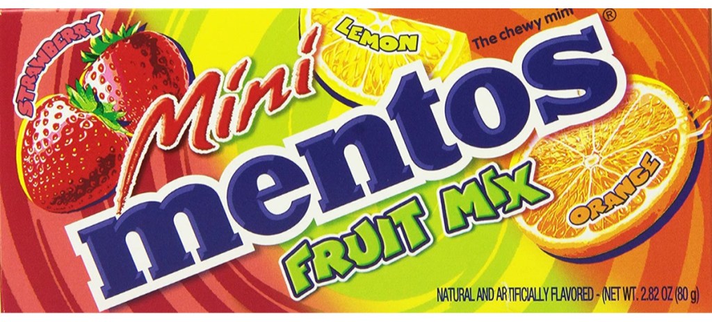 box of mini fruit candy chews