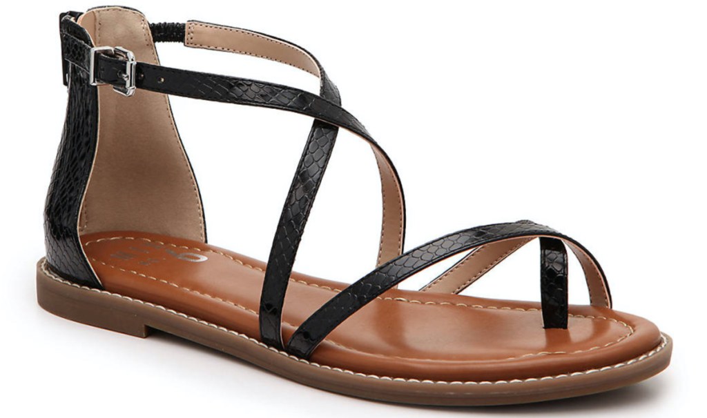 women's black sandal