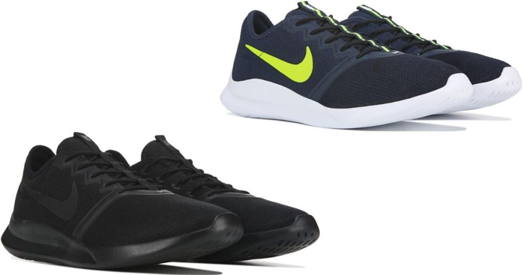 two pairs of men's nikes