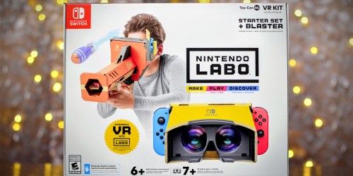 Nintendo Labo Toy-Con VR Kit Starter Set + Blaster Just $19.99 on BestBuy.com (Regularly $40)