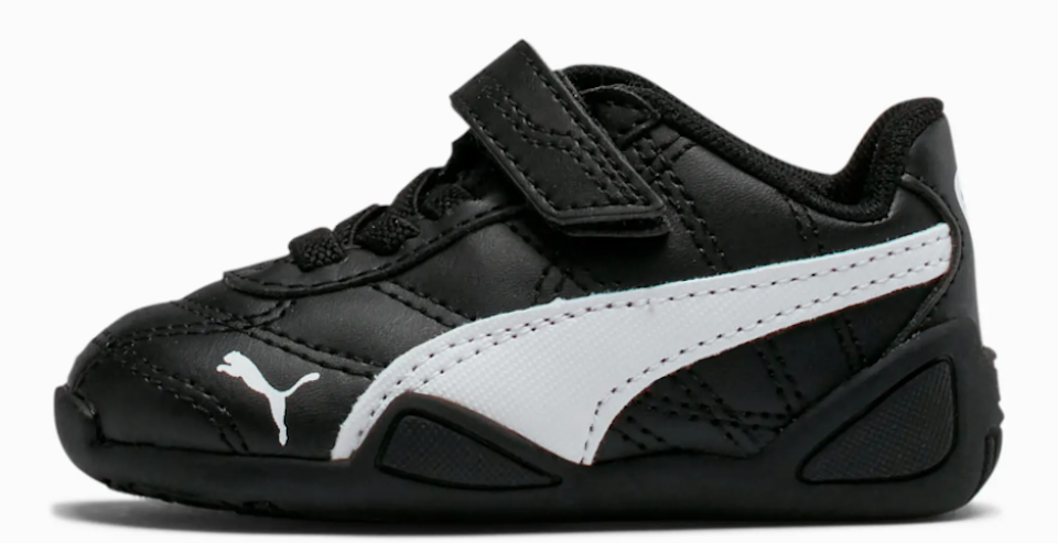 black and white kids shoe
