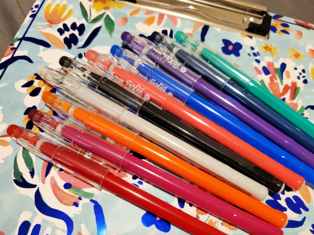 Pilot FriXion Erasable Gel Ink ColorSticks Pens 10-Pack