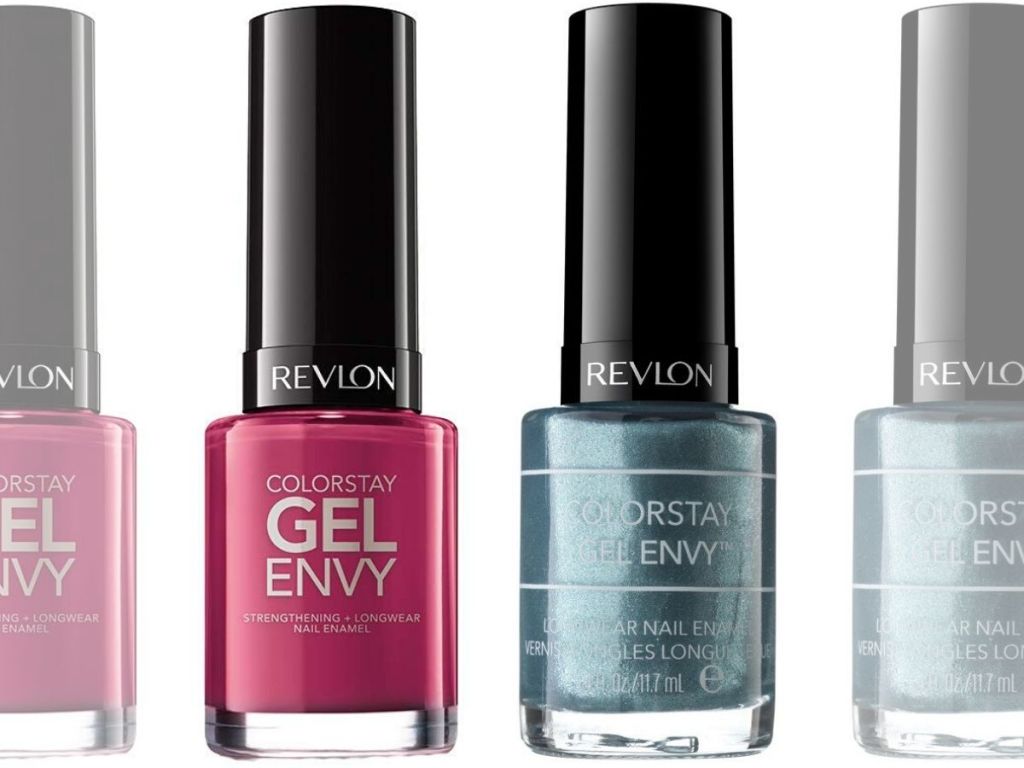 four bottles of nail polish