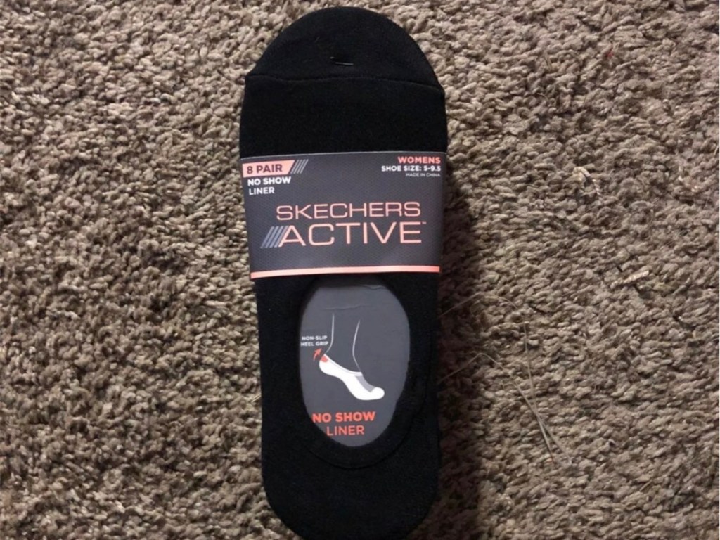 pack of women's no show liner socks