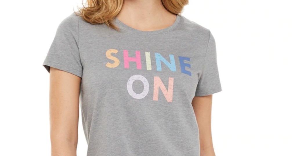 Sonoma Goods for Life Shine On women's tee