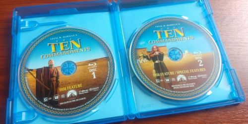 The Ten Commandments Limited Edition Blu-Ray Set w/ Digibook Only $10 on Amazon