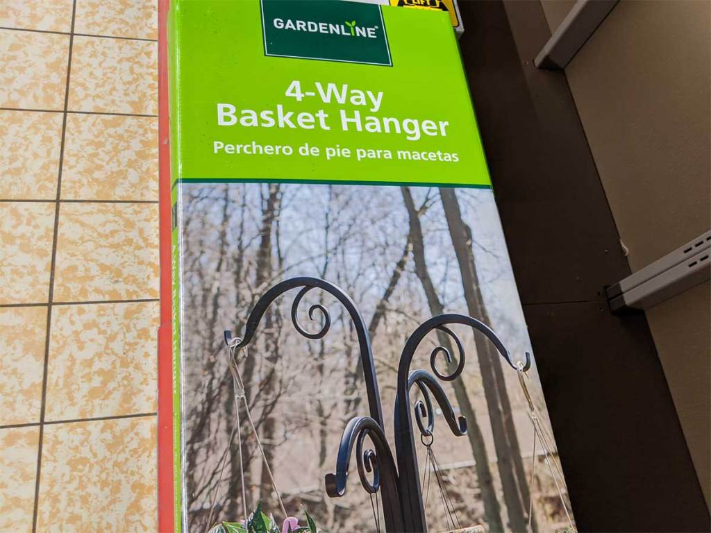 4 way basket hangers