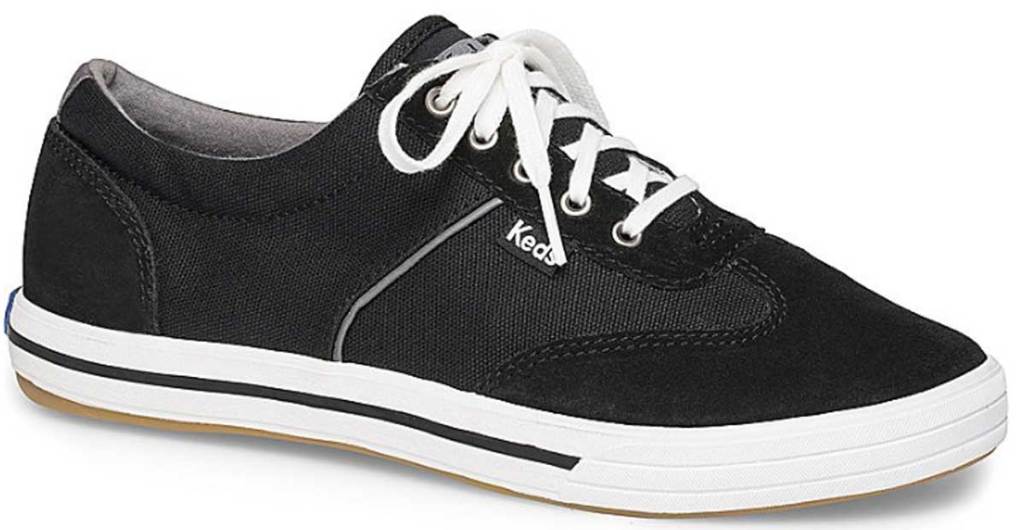 keds black shoes stock image