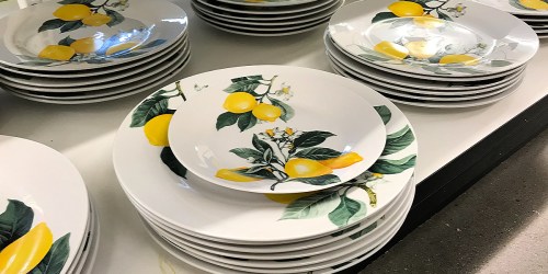 $1 Lemon Dinnerware Collection Now Available at Dollar Tree