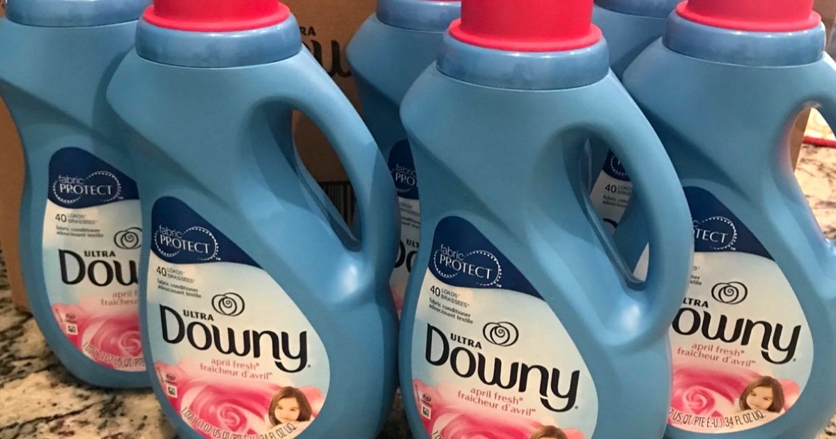 bottles of fabric softener