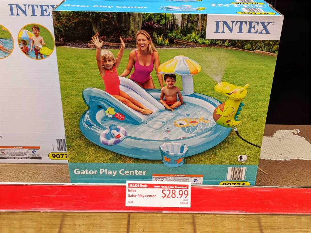 intex gator play center in store