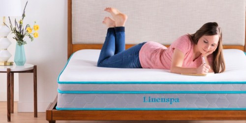 Linenspa 10-Inch Memory Foam Mattress Only $100 Shipped + Earn $20 Kohl’s Cash