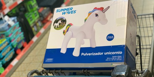 Giant Unicorn or Dinosaur Sprinkler Just $39.99 at ALDI