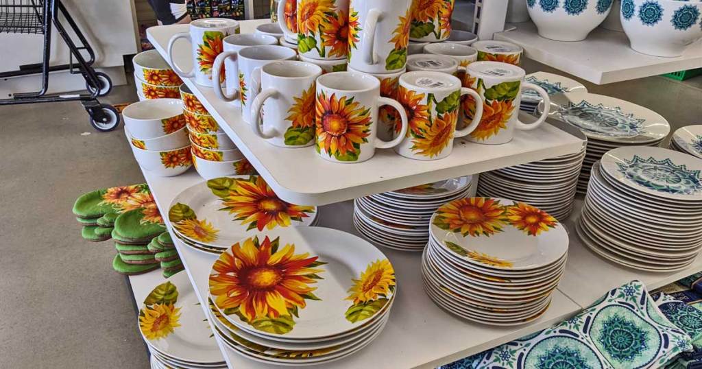 Sunflower Dishes