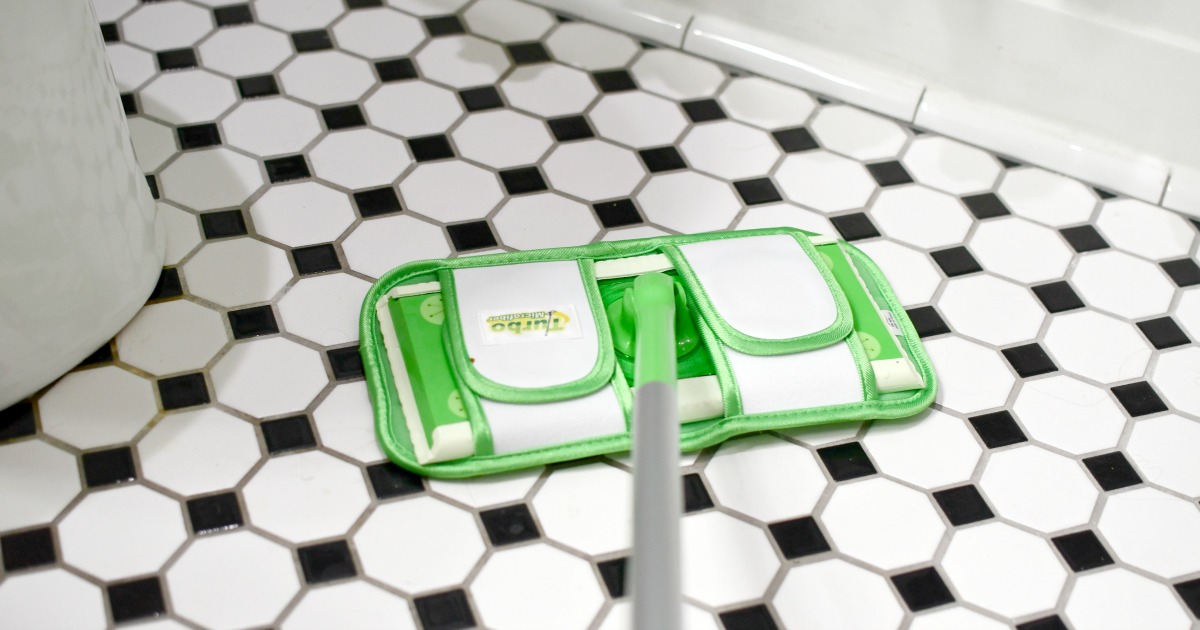 turbo microfiber pad on tile