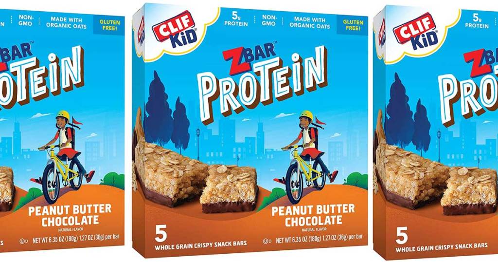 stock image of kids protein bars